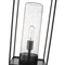 Z-Lite Sheridan 1 Light Outdoor Pier Mounted Fixture, Black And Seedy 594PHBR-553PM-BK - alternate 5